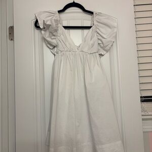 Elegant White Mini Dress